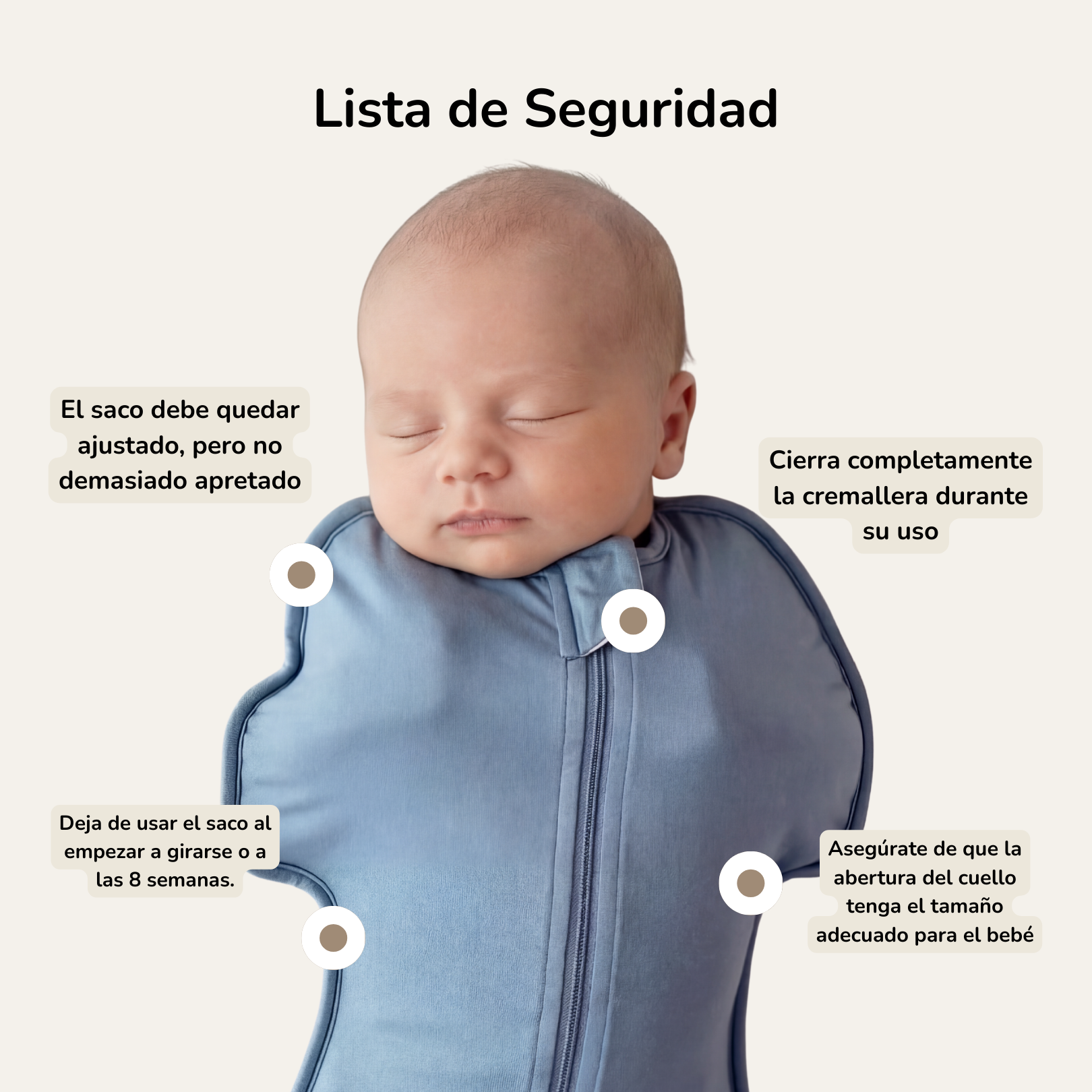 Saco con Cierre de Bambú Cozy®